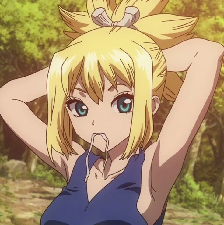 Kohaku - Ishigami Village's fiercest warrior